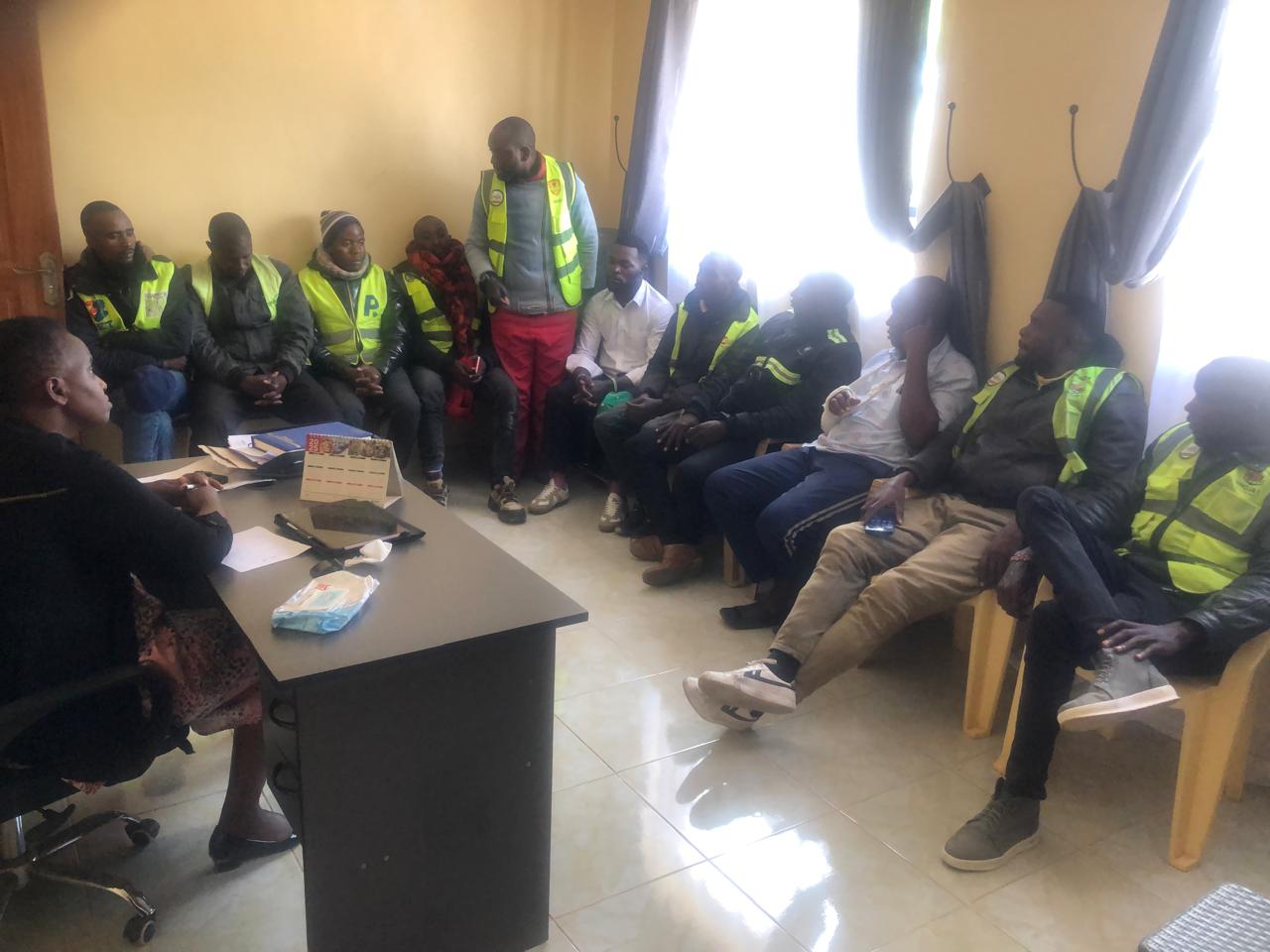 Youth and boda boda riders sensitization in Embakasi